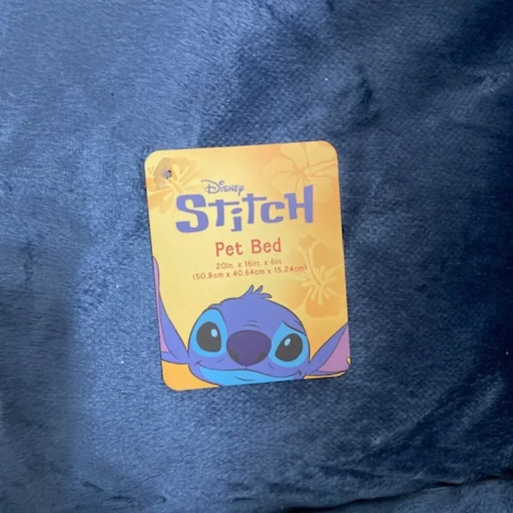 Disney Stitch Pet Bed 20in x 16in x 6in